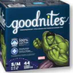 Familiprix HUGGIES, GoodNites, Selected training pants offer