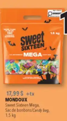 Familiprix MONDOUX, Sweet Sixteen Mega, Candy bag, 1,5 kg offer