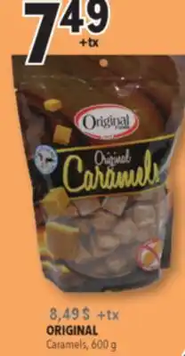 Familiprix ORIGINAL, Caramels, 600 g offer