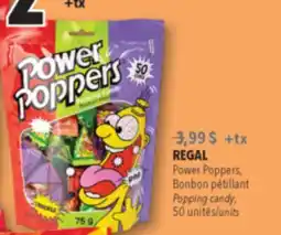 Familiprix REGAL, Emoji, Popping candy, 50 units offer