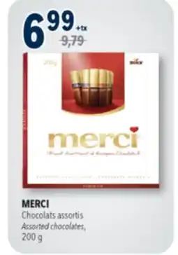 Familiprix MERCI, Assorted chocolates, 200 g offer