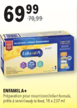 Familiprix ENFAMIL A+, Infant formula, prête à servir/ready to feed, 18 x 237 ml offer