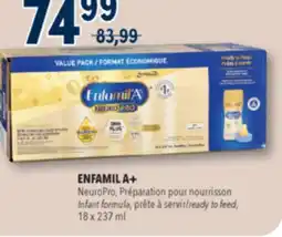Familiprix ENFAMIL A+, NeuroPro, Infant formula, ready to feed, 18 x 237 ml offer