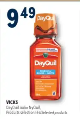 Familiprix VICKS DayQuil or NyQuil, Selected products offer