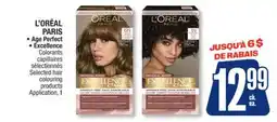 Jean Coutu L'ORÉAL PARIS Age Perfect, Excellence Selected hair colouring products Application offer