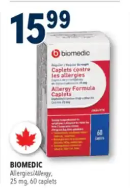 Familiprix BIOMEDIC, Allergy, 60 caplets offer