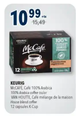 Familiprix KEURIG, McCAFÉ, 100% Arabica coffee, 12 K-Cup capsules offer
