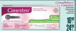 Jean Coutu CANESBALANCE, CANESTEN Selected treatments offer