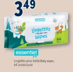 Familiprix ESSENTIEL, Baby wipes, 64 units offer