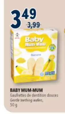 Familiprix BABY MUM-MUM, Gentle teething wafers, 50 g offer