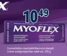 Familiprix MYOFLEX, Maximum strength, Pain relief rub, 100 g offer