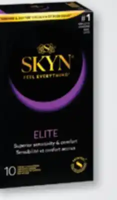 Familiprix SKYN, Selected condoms offer