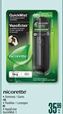 Jean Coutu NICORETTE offer