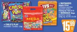 Jean Coutu MAYNARDS Régals-Éclair Assorted candies , MONDOUX Mega Candy offer