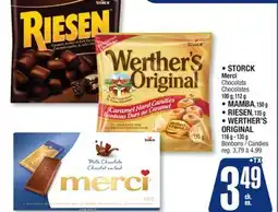 Jean Coutu STORCK Merci, MAMBA, RIESEN, WERTHER'S ORIGINAL offer