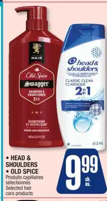 Jean Coutu HEAD & SHOULDER, OLD SPICE Selected hair care products offer