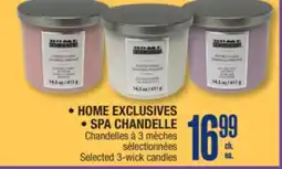 Jean Coutu HOME EXCLUSIVES, SPA CHANDELLE Selected 3-wick candles offer