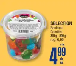 Jean Coutu SELECTION Candies offer