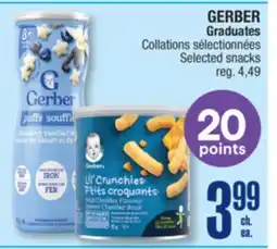 Jean Coutu GERBER Graduates Selected snacks offer