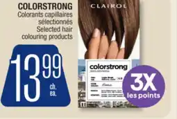 Jean Coutu CLAIROL COLORSTRONG Selected hair colouring products offer