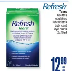 Jean Coutu REFRESH Tears Lubricant eye drops offer