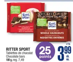 Jean Coutu RITTER SPORT Chocolate bars offer