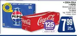 Jean Coutu COCA-COLA, PEPSI Soft drinks offer