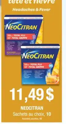 Jean Coutu NEOCITRAN Headaches & Fever Assorted Pouches offer