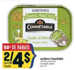 Marché Adonis SARDINES CONNÉTABLE | CONNÉTABLE SARDINES offer