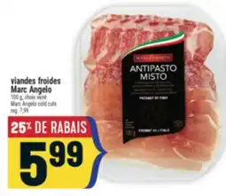 Marché Adonis VIANDES FROIDES MARC ANGELO | MARC ANGELO COLD CUTS offer