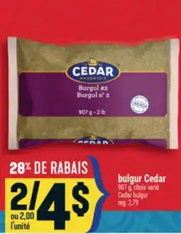 Marché Adonis BULGUR CEDAR | CEDAR BULGUR offer