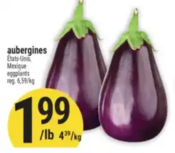 Marché Adonis AUBERGINES | EGGPLANTS offer