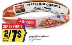 Marché Adonis PEPPERONI ROMA OU LESTERS | ROMA OR LESTERS PEPPERONI offer
