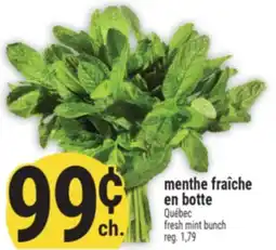 Marché Adonis MENTHE FRAÎCHE EN BOTTE | FRESH MINT BUNCH offer
