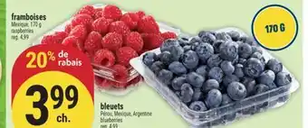 Marché Adonis FRAMBOISES | RASPBERRIES offer