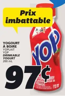 IGA YOP DRINKABLE YOGURT offer