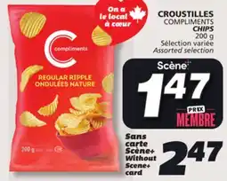 IGA COMPLIMENTS CHIPS offer