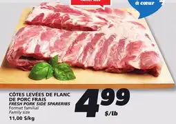 IGA FRESH PORK SIDE SPARERIBS offer