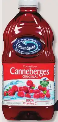 IGA OCEAN SPRAY FRUIT COCKTAIL offer