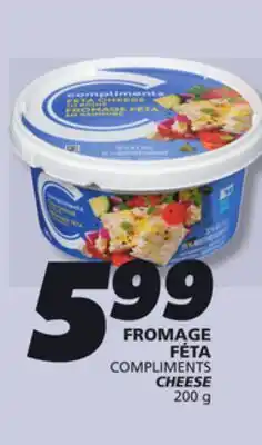 IGA COMPLIMENTS CHEESE offer