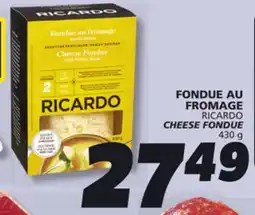 IGA RICARDO CHEESE FONDUE offer