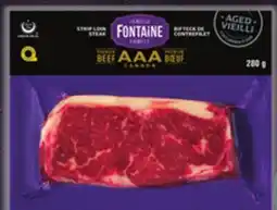 IGA AGED STRIP LOIN STEAK offer