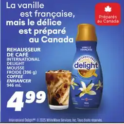 IGA INTERNATIONAL DELIGHT COFFEE ENHANCER offer