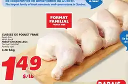 IGA FRESH CHICKEN LEGS offer