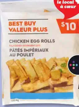 IGA FROZEN EGG ROLLS OR SPRING ROLLS offer