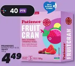 IGA PATIENCE FRUIT & CO. TREATS offer