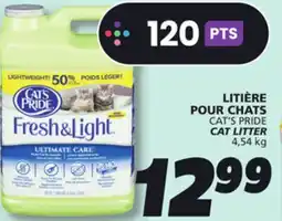 IGA CAT'S PRIDE CAT LITTER offer