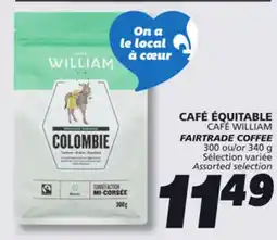 IGA CAFÉ ÉQUITABLE CAFÉ WILLIAM offer