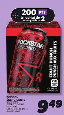 IGA ROCKSTAR ENERGY DRINK offer