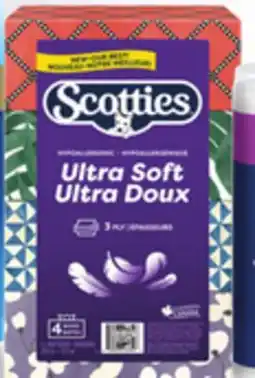 Provigo SCOTTIES ' ULTRA DOUX PAPIER MOUCHOIR EMBALLAGE DE 4 offer